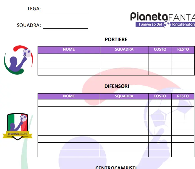 Nuove utility per tutti i fantallenatori di fantacalcio